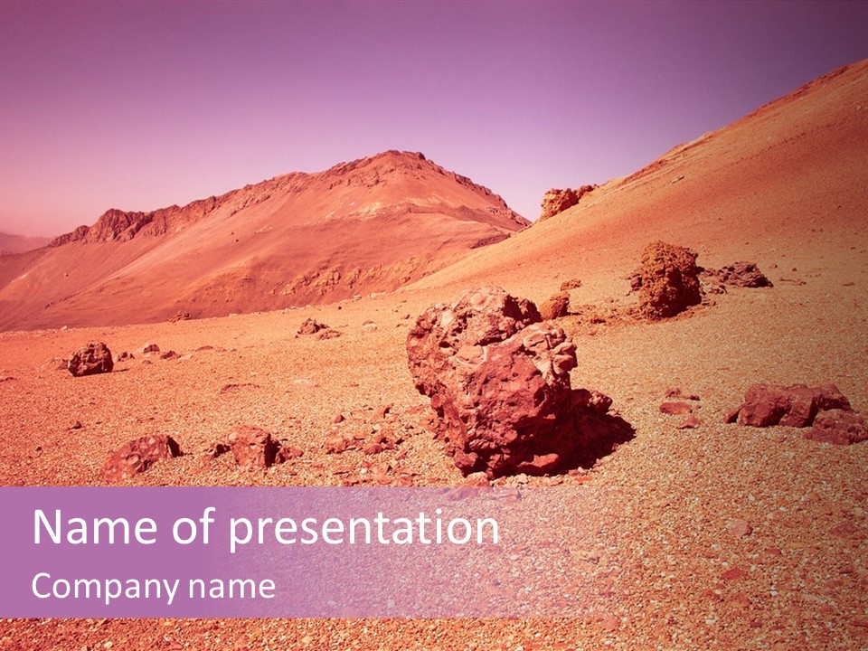 Dry Slope Neuquen PowerPoint Template