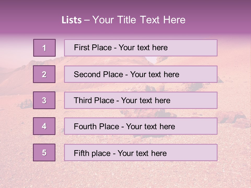 Dry Slope Neuquen PowerPoint Template