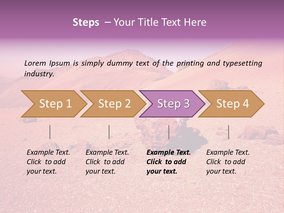 Dry Slope Neuquen PowerPoint Template