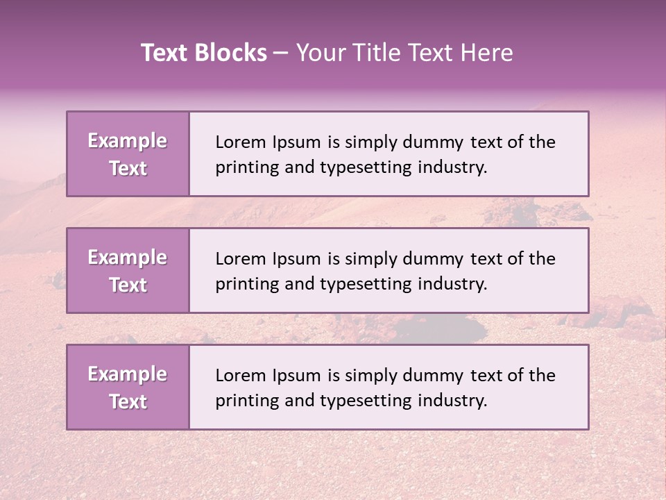 Dry Slope Neuquen PowerPoint Template