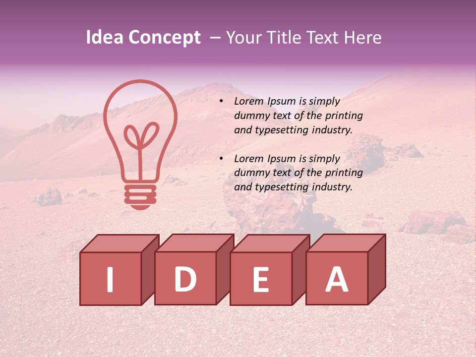 Dry Slope Neuquen PowerPoint Template