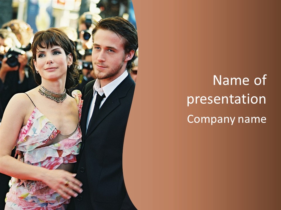 Film Actor Spirit PowerPoint Template