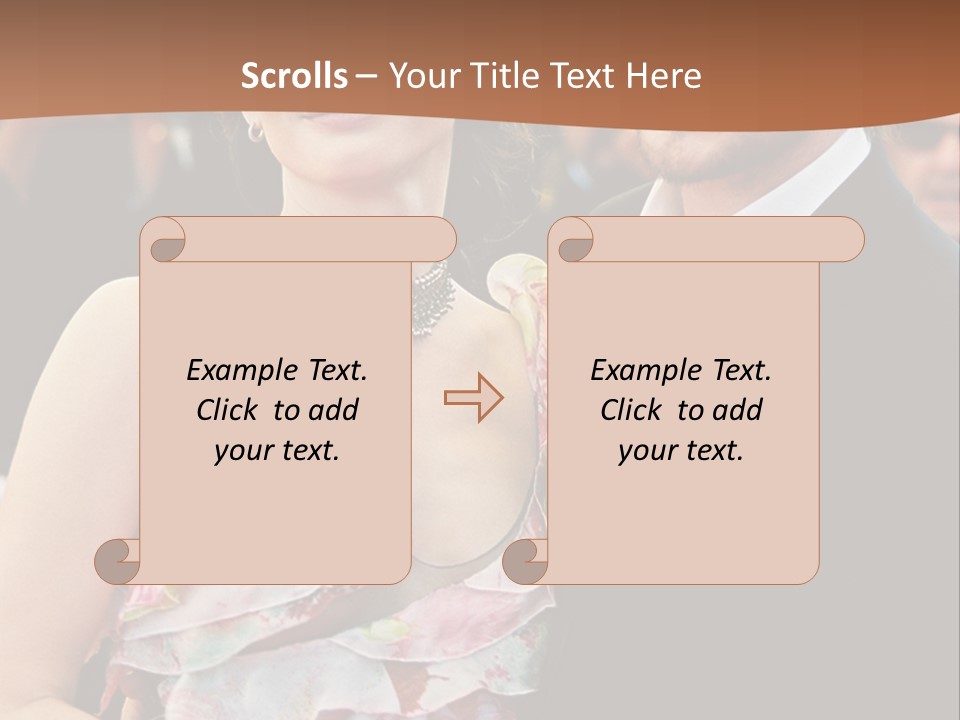 Film Actor Spirit PowerPoint Template