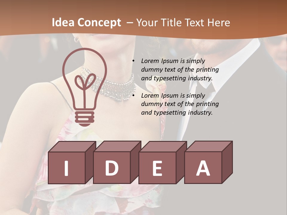 Film Actor Spirit PowerPoint Template