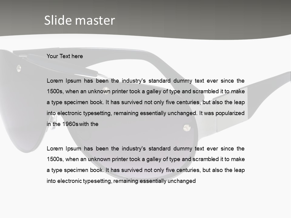 Reflection Summer Style PowerPoint Template