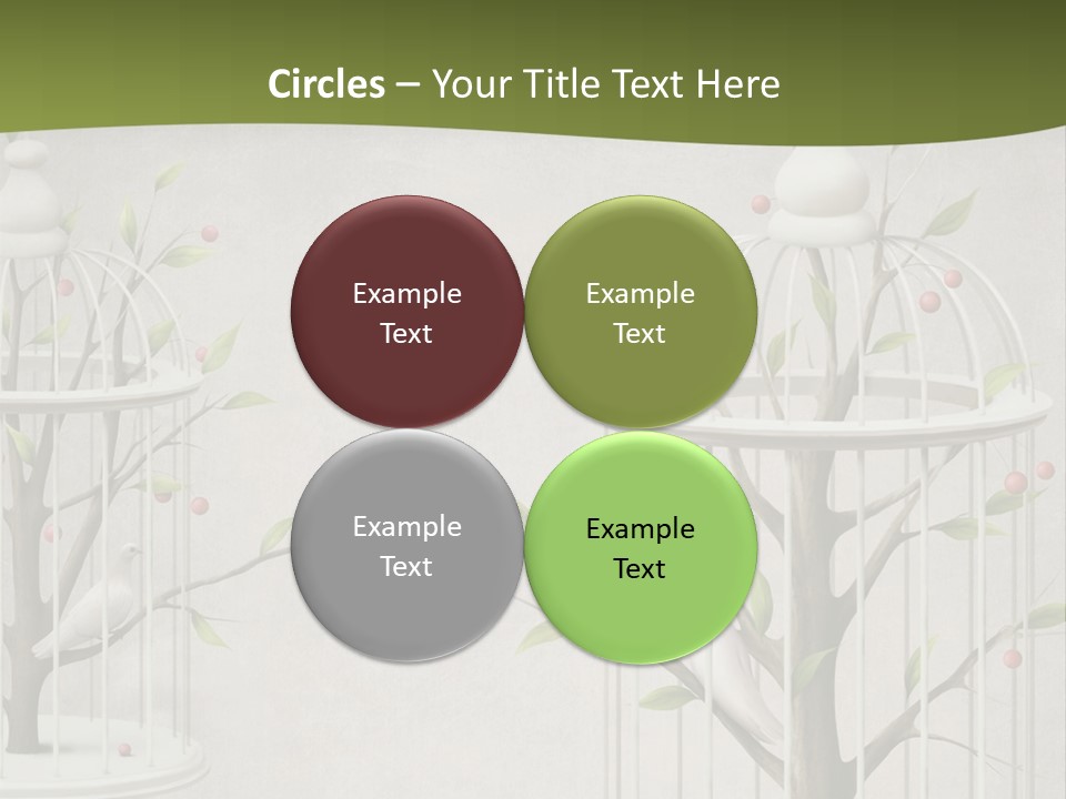 Imprisonment Green Heaven PowerPoint Template