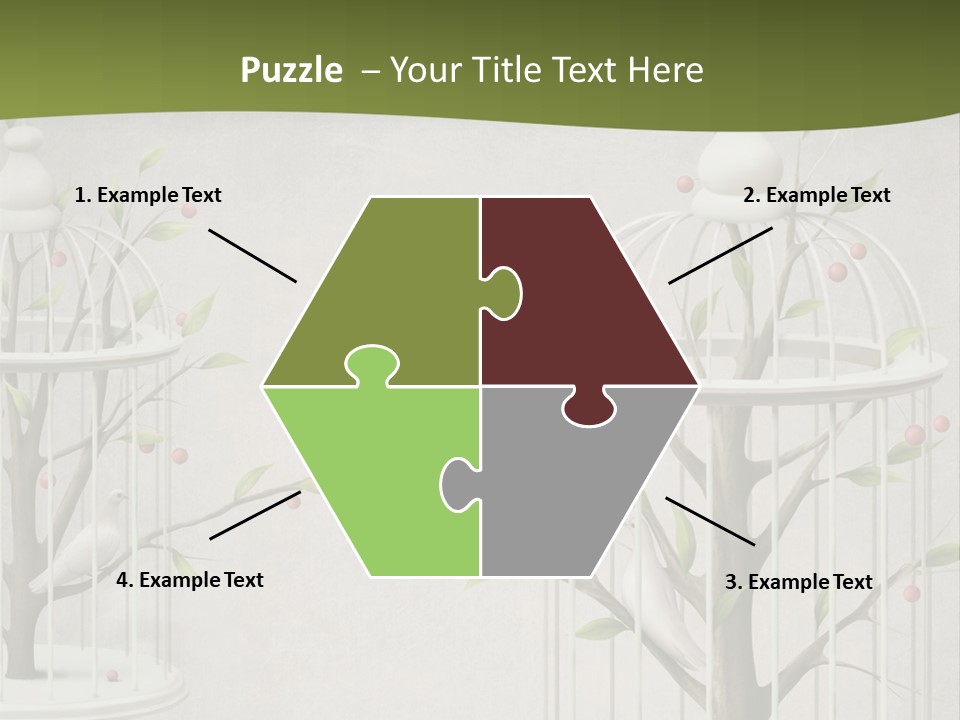 Imprisonment Green Heaven PowerPoint Template