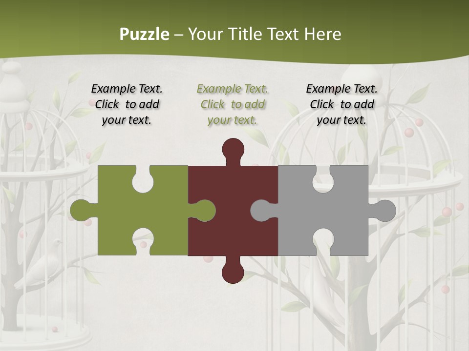 Imprisonment Green Heaven PowerPoint Template