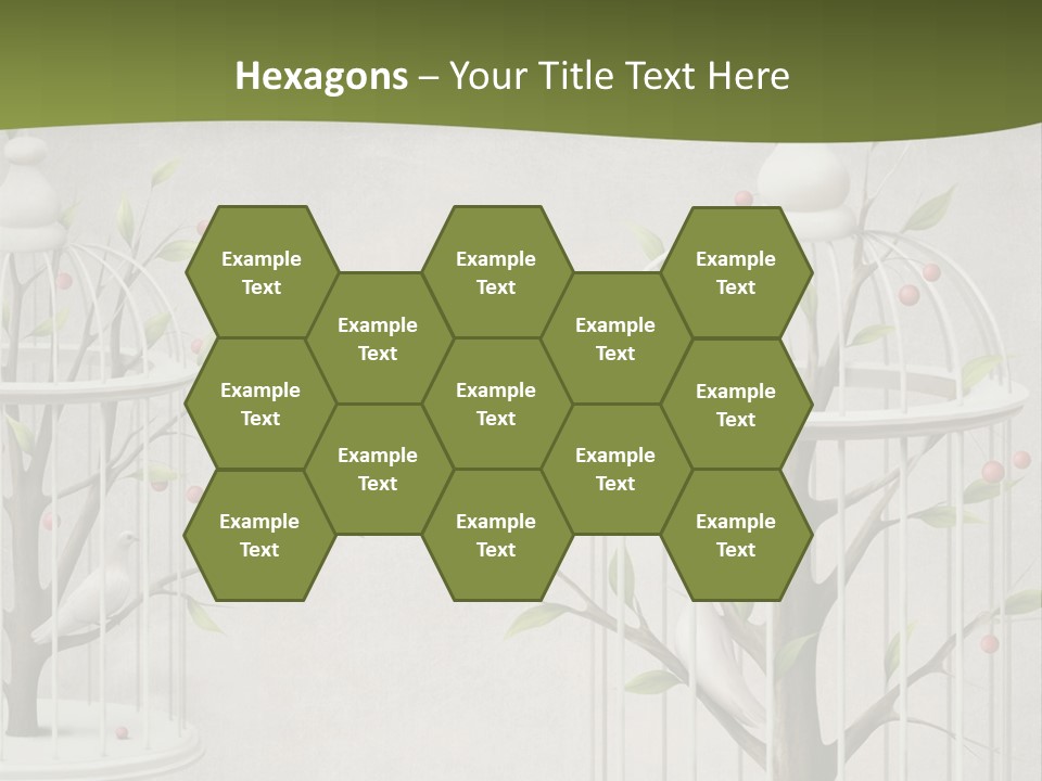 Imprisonment Green Heaven PowerPoint Template