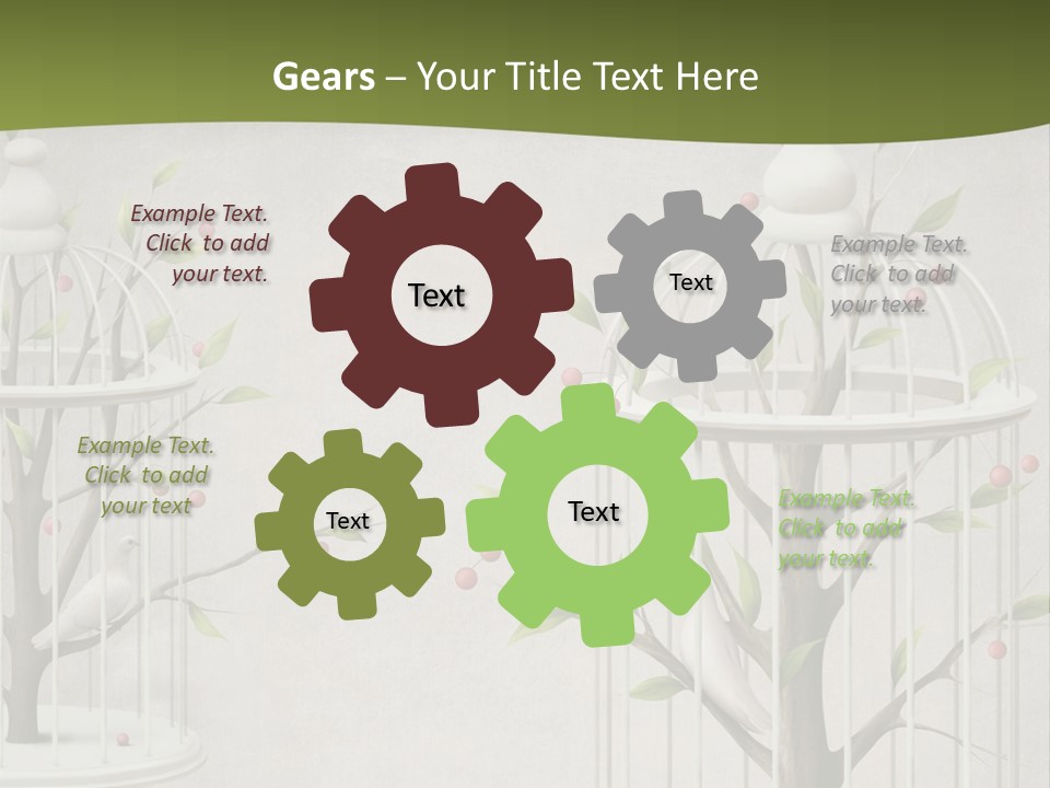 Imprisonment Green Heaven PowerPoint Template