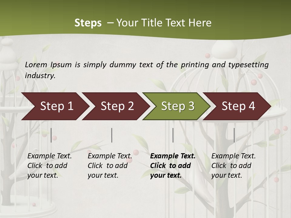 Imprisonment Green Heaven PowerPoint Template