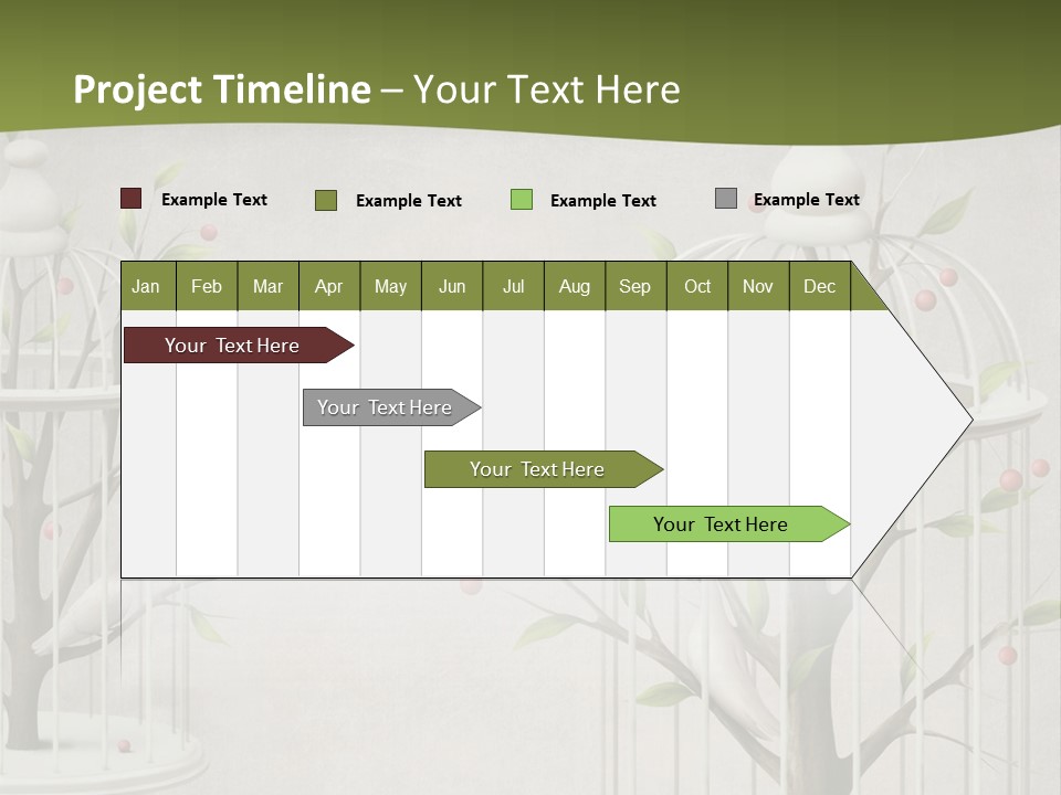 Imprisonment Green Heaven PowerPoint Template