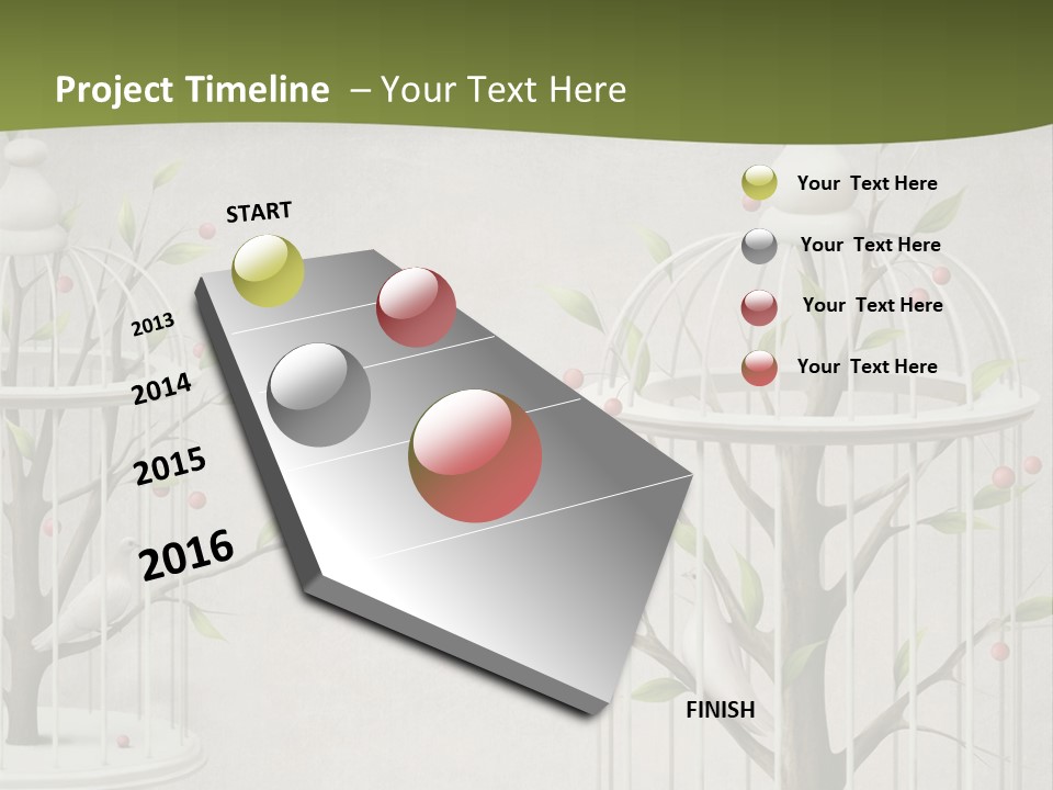 Imprisonment Green Heaven PowerPoint Template