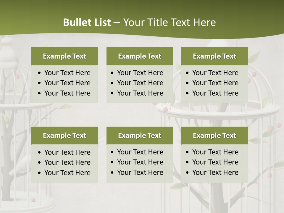 Imprisonment Green Heaven PowerPoint Template