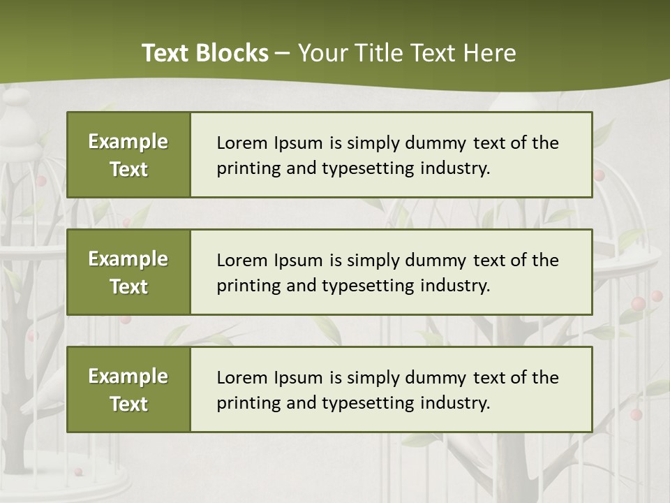 Imprisonment Green Heaven PowerPoint Template