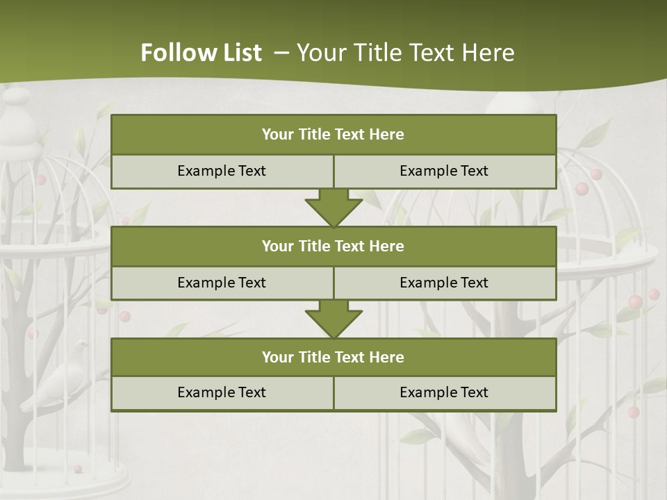 Imprisonment Green Heaven PowerPoint Template
