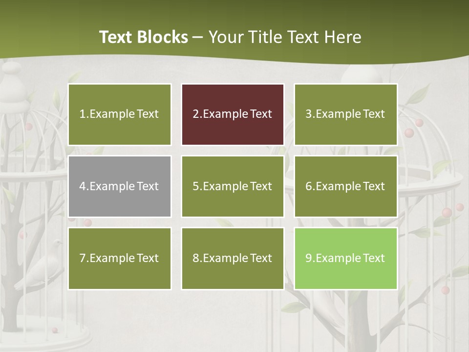 Imprisonment Green Heaven PowerPoint Template