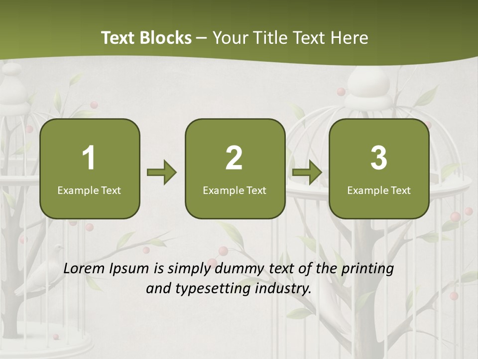Imprisonment Green Heaven PowerPoint Template