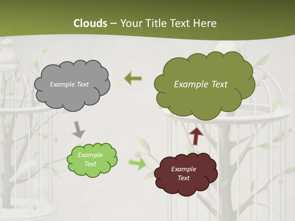 Imprisonment Green Heaven PowerPoint Template
