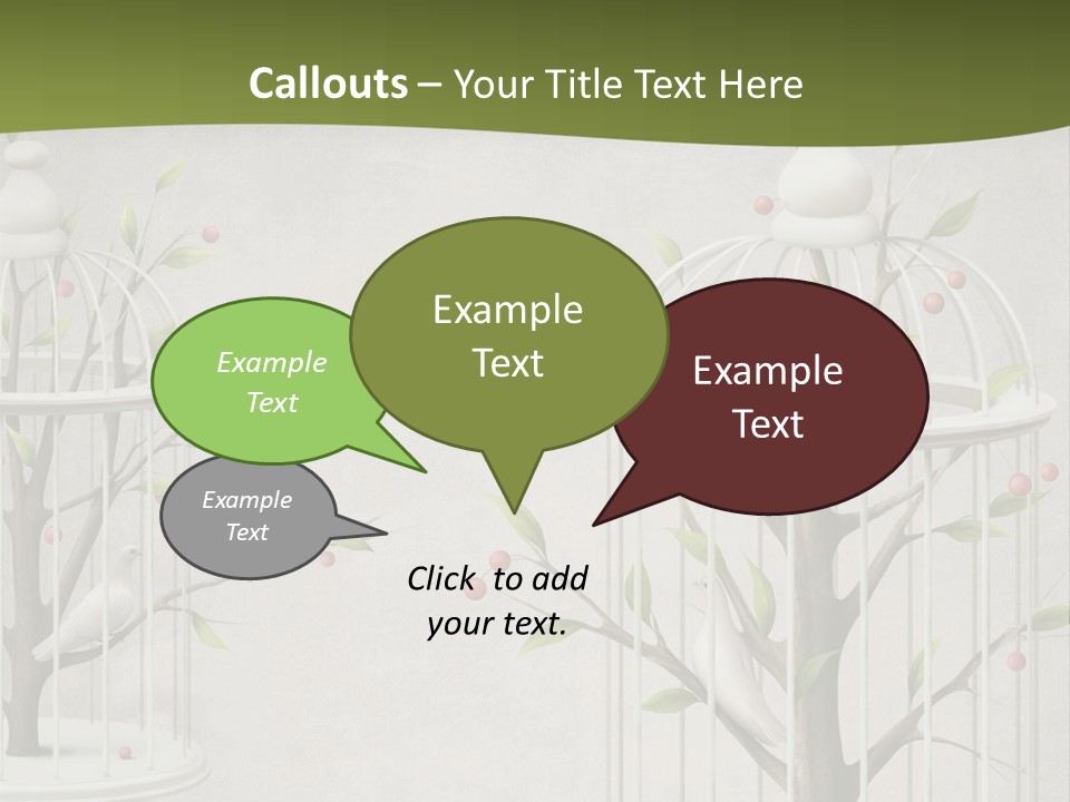 Imprisonment Green Heaven PowerPoint Template