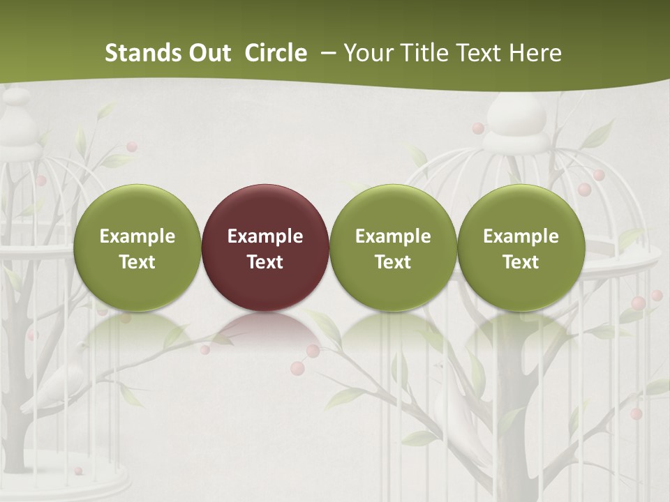 Imprisonment Green Heaven PowerPoint Template