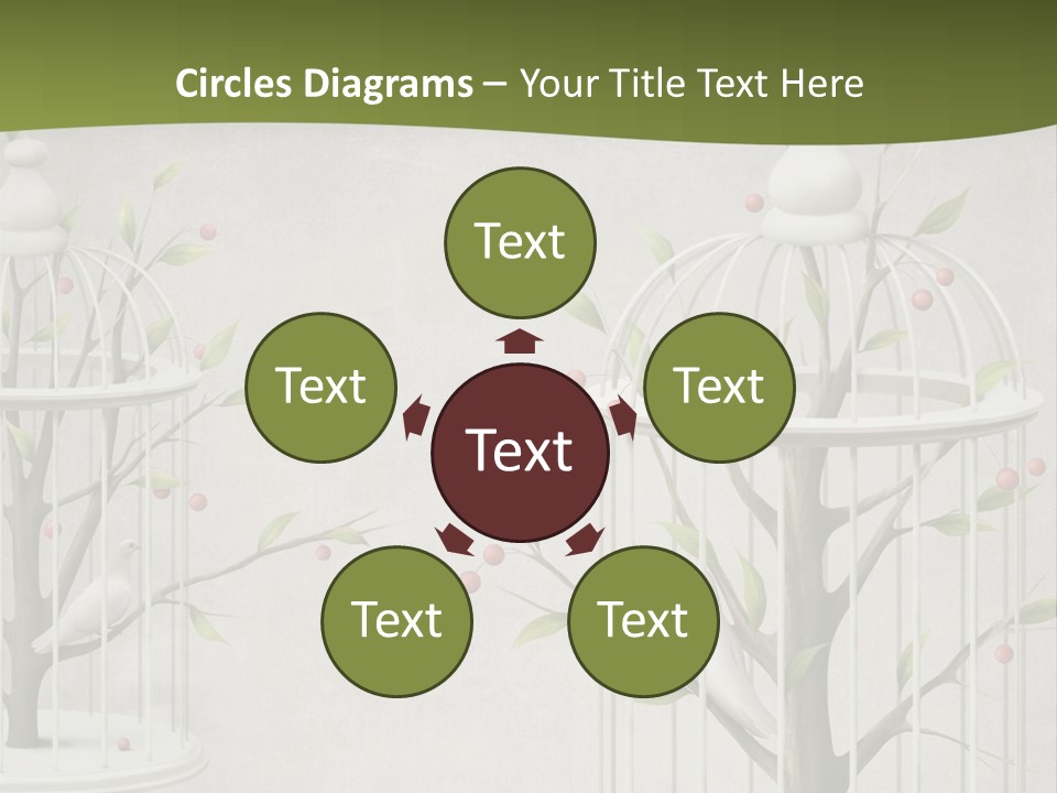 Imprisonment Green Heaven PowerPoint Template