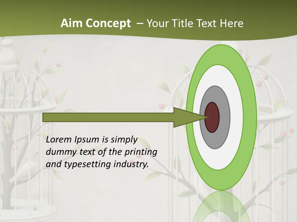 Imprisonment Green Heaven PowerPoint Template