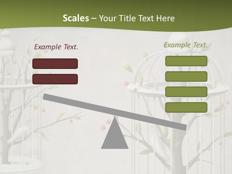 Imprisonment Green Heaven PowerPoint Template