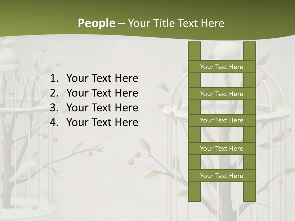 Imprisonment Green Heaven PowerPoint Template