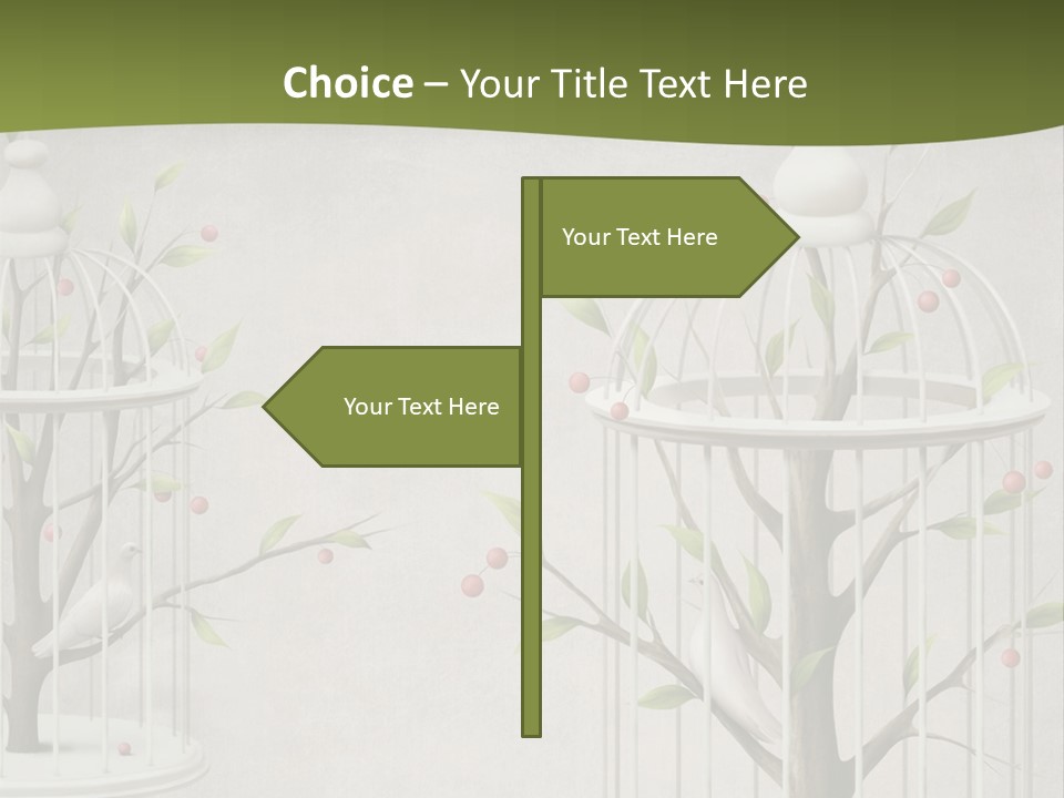 Imprisonment Green Heaven PowerPoint Template
