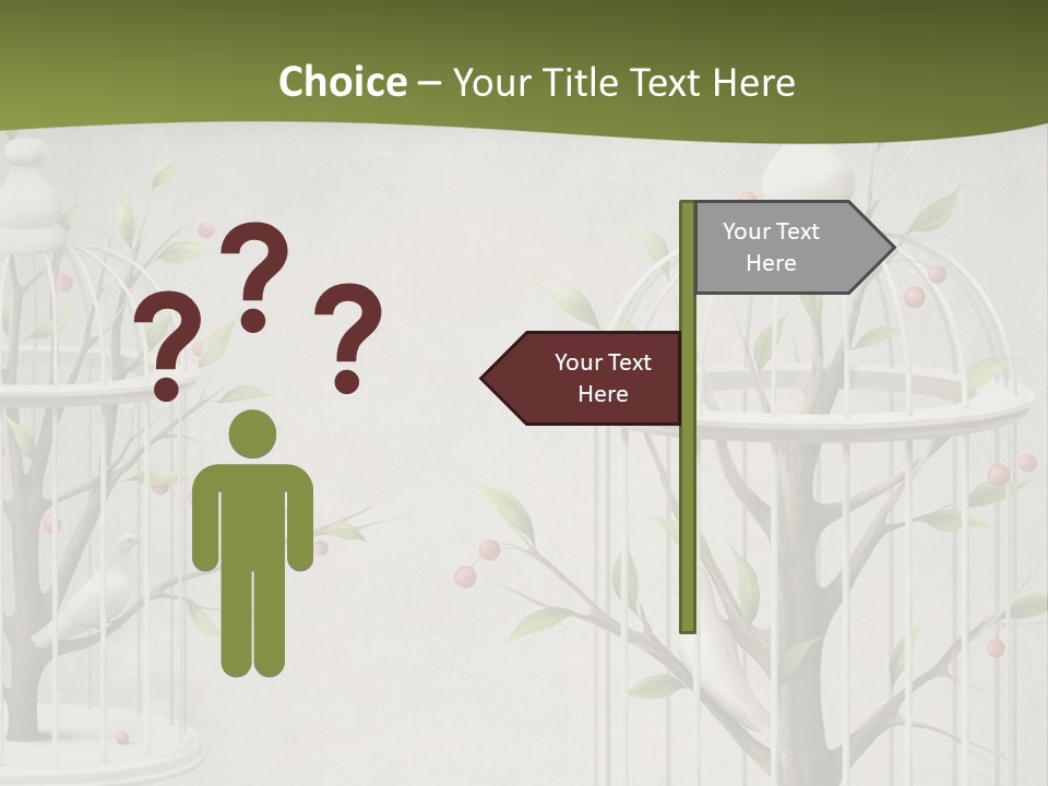 Imprisonment Green Heaven PowerPoint Template