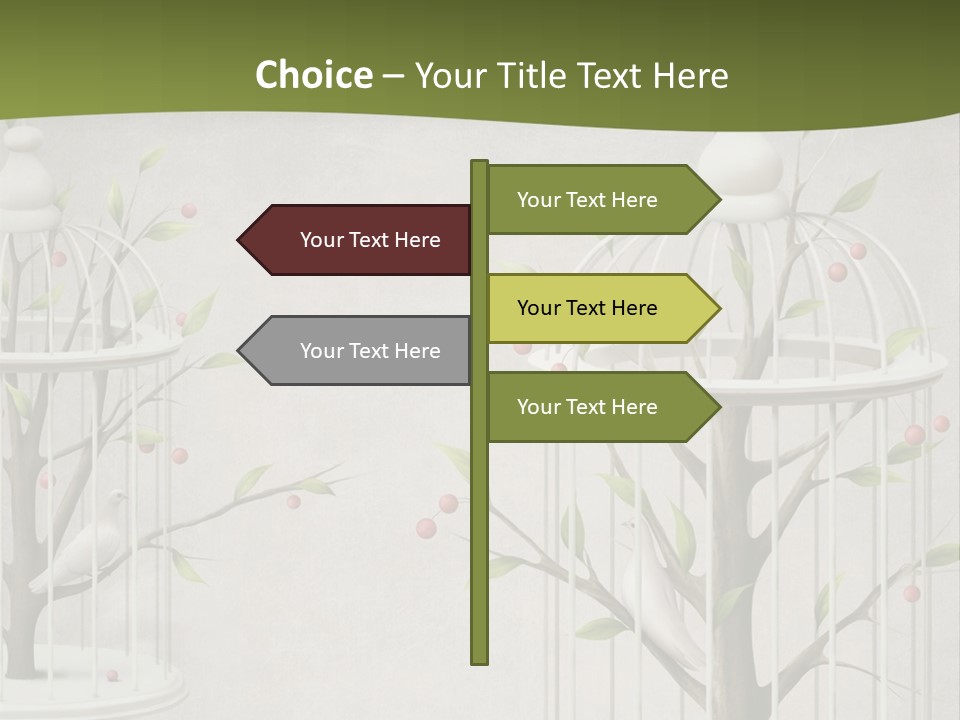 Imprisonment Green Heaven PowerPoint Template