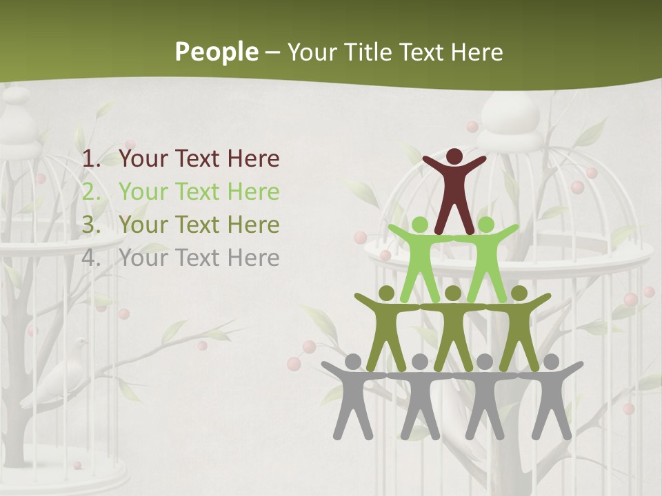 Imprisonment Green Heaven PowerPoint Template