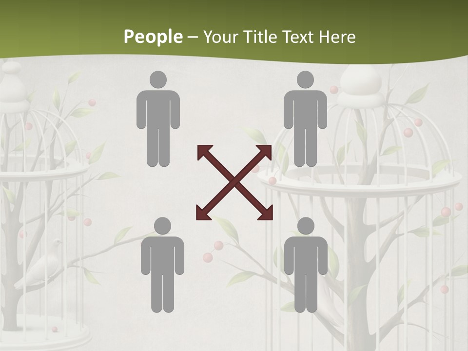 Imprisonment Green Heaven PowerPoint Template