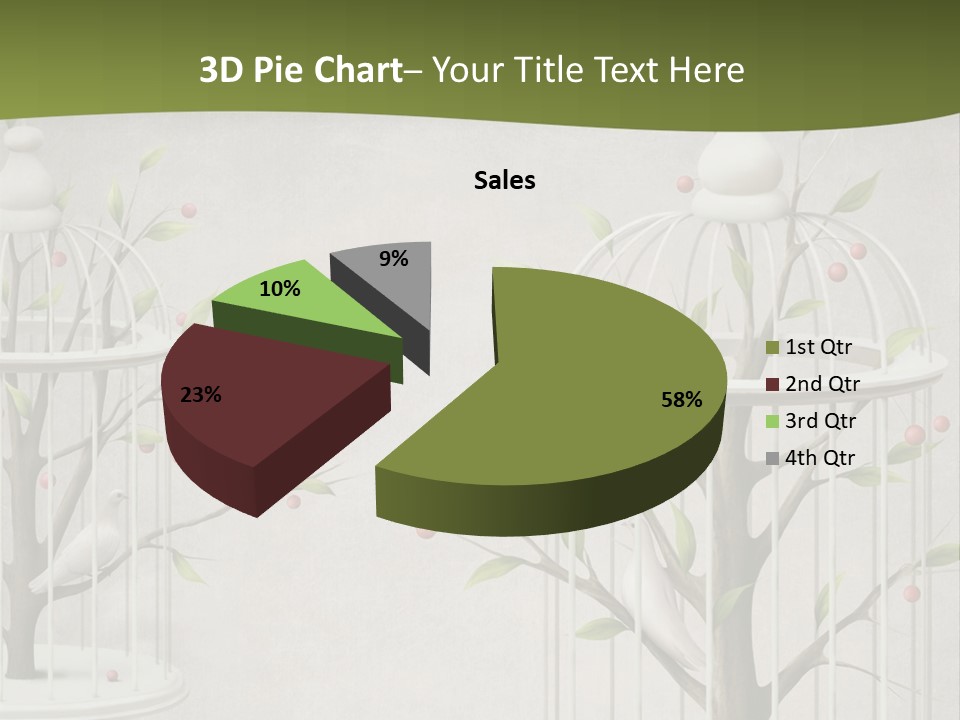 Imprisonment Green Heaven PowerPoint Template
