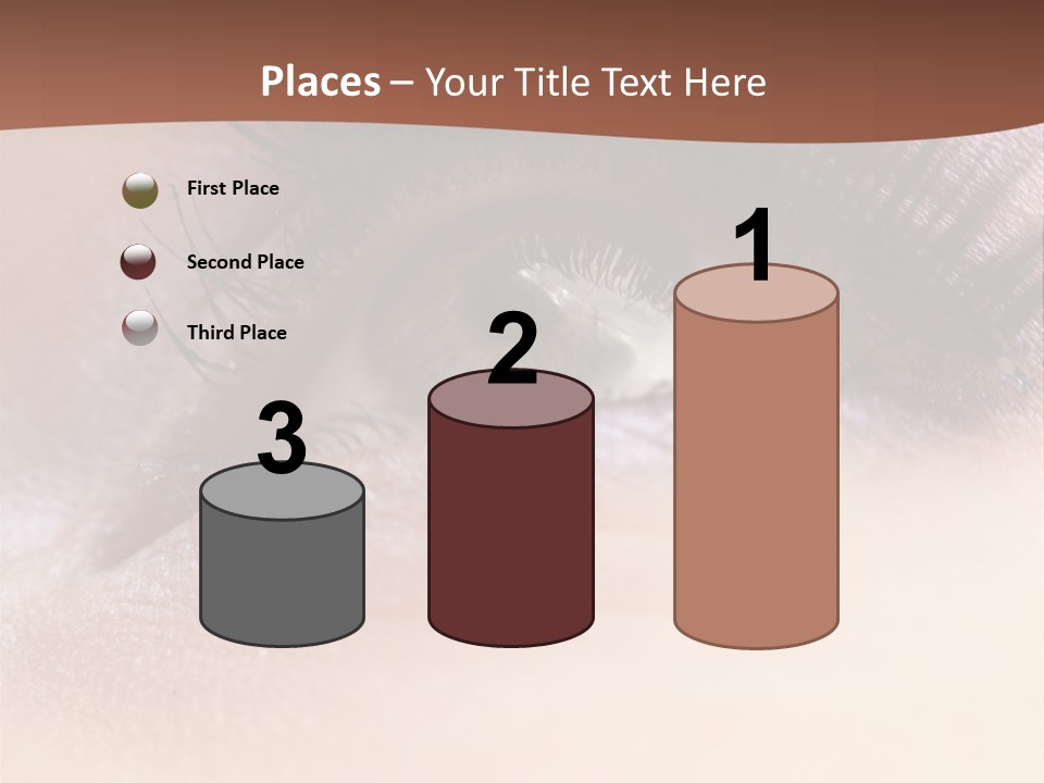 Eye Eyelid Look PowerPoint Template