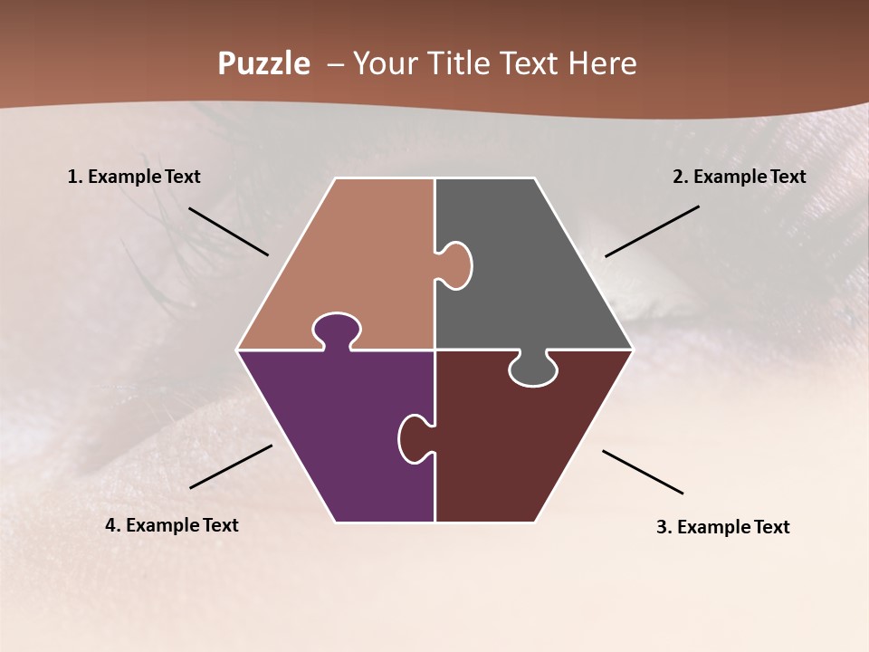 Eye Eyelid Look PowerPoint Template