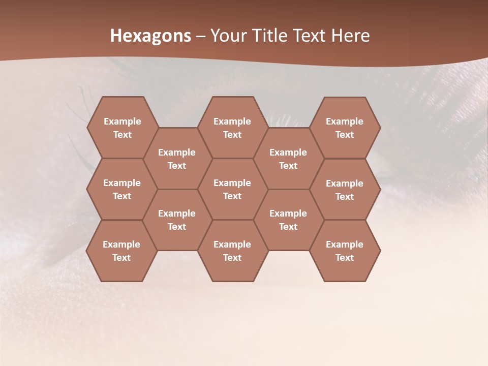 Eye Eyelid Look PowerPoint Template