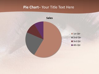 Eye Eyelid Look PowerPoint Template