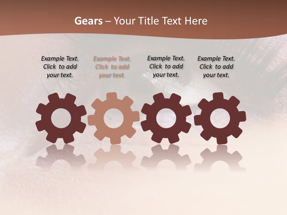 Eye Eyelid Look PowerPoint Template