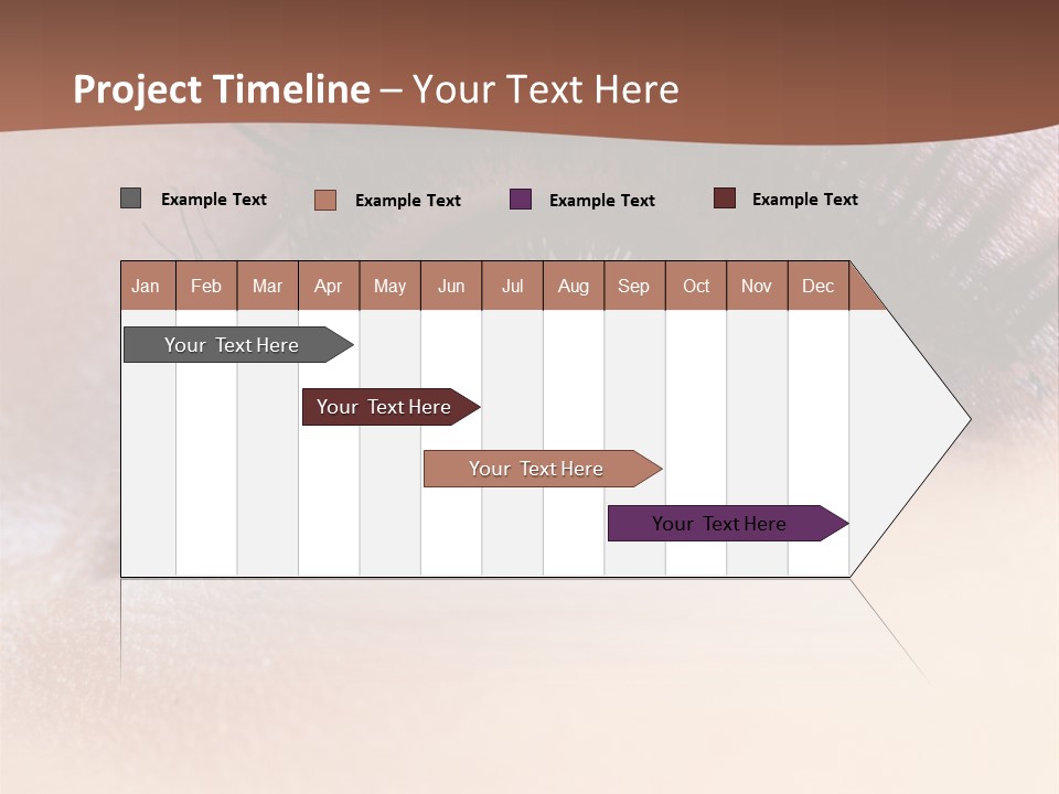 Eye Eyelid Look PowerPoint Template
