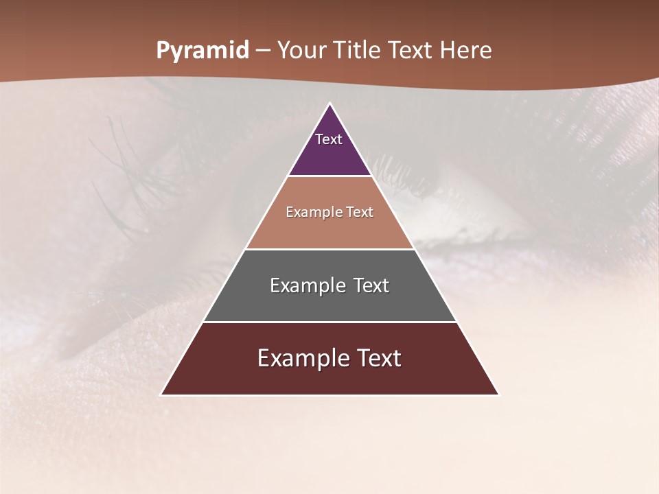 Eye Eyelid Look PowerPoint Template