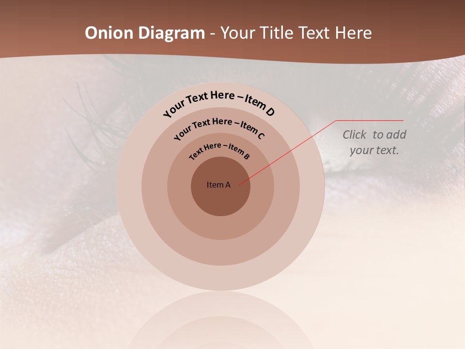 Eye Eyelid Look PowerPoint Template