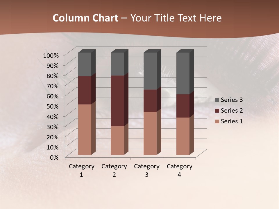 Eye Eyelid Look PowerPoint Template