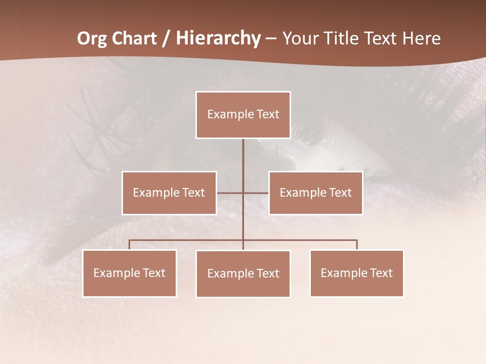 Eye Eyelid Look PowerPoint Template