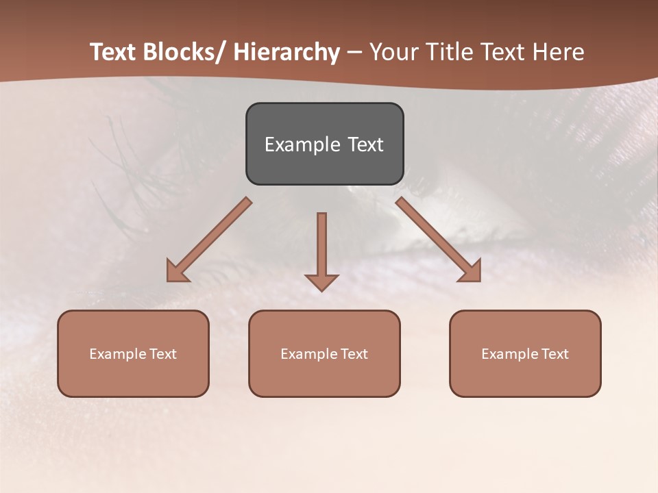 Eye Eyelid Look PowerPoint Template