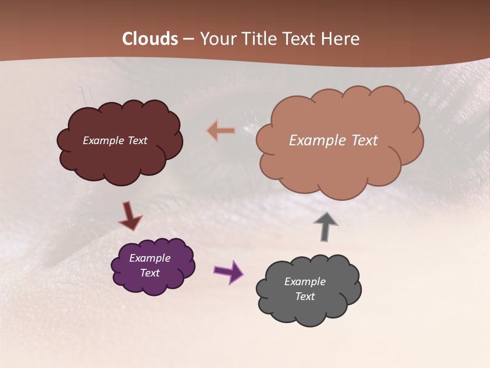 Eye Eyelid Look PowerPoint Template