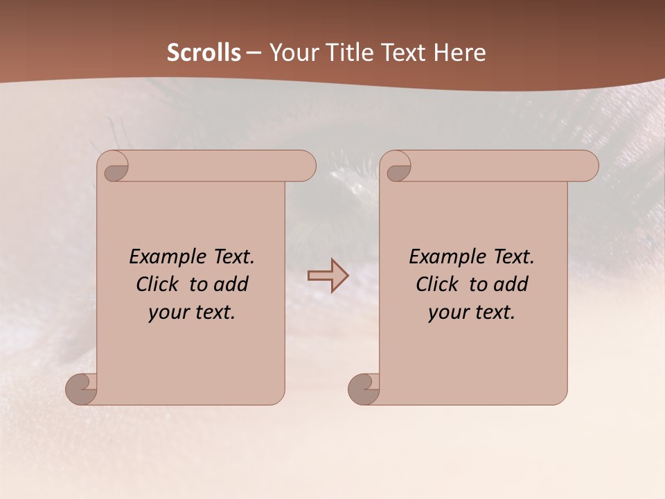 Eye Eyelid Look PowerPoint Template