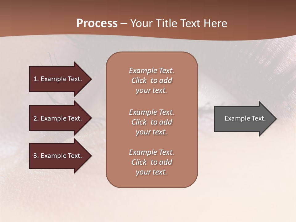 Eye Eyelid Look PowerPoint Template