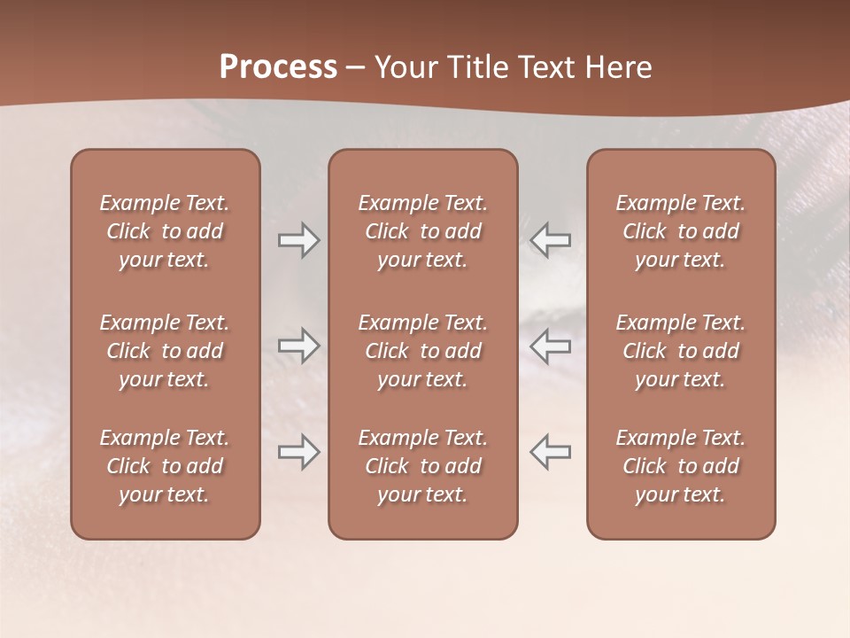 Eye Eyelid Look PowerPoint Template